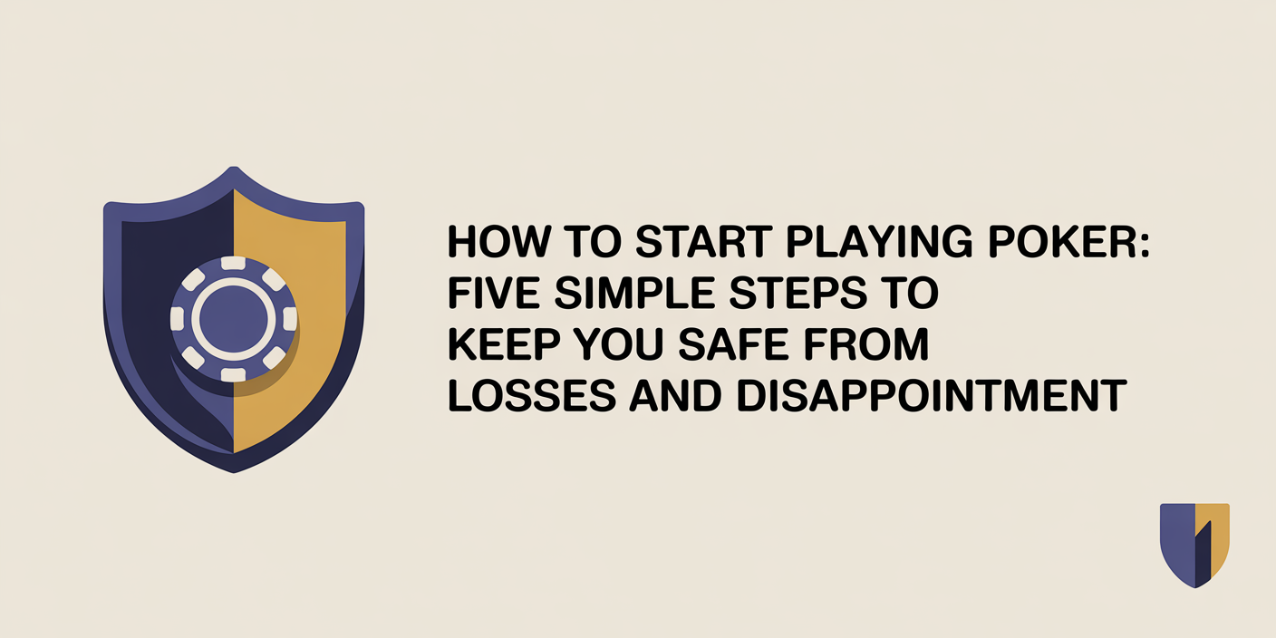 How to Start Playing Poker: Five Simple Steps to Keep You Safe from Losses and Disappointment